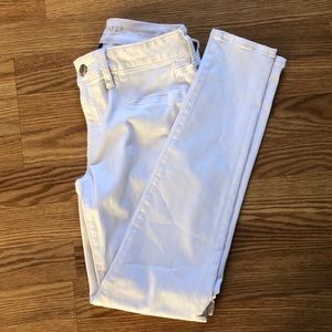 American Eagle White Jeggings